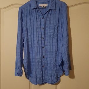 Anthropology pilcro and letter press shirt sz 2